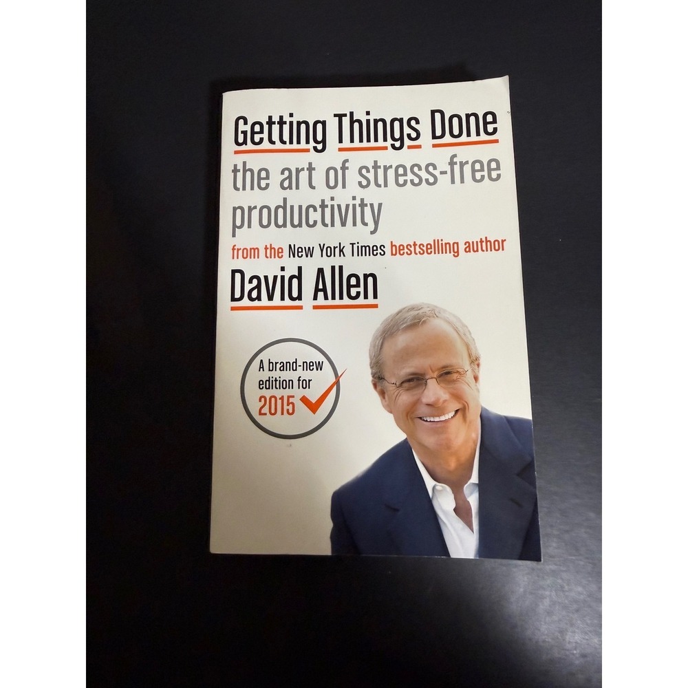 Getting Things Done David Allen 2015 Revised Edition Productivity Business Book